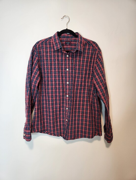 UNTUCKit Other - UNTUCKit Mens Long Sleeve Plaid‎ Button Up Top Size XL